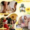 Mothers Day Gifts for Mom from Daughter Son,Funny Mom Gifts Birthday Gifts for Grandma Mother,Mini Positive Handmade Crochet Christmas Stocking Stuffers Secret Santa Gift Ideas (Sunflower-Turtle-Mom)